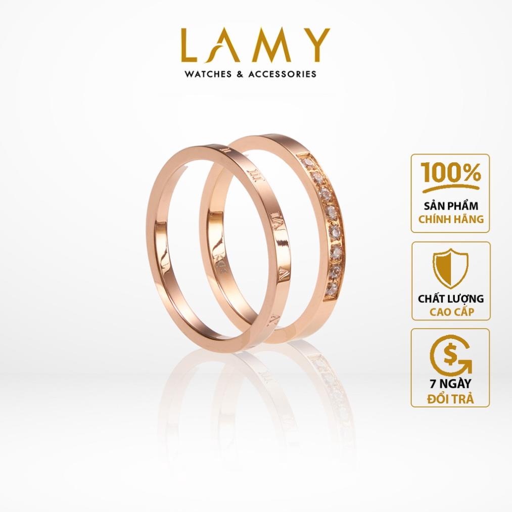 Nhẫn cặp đôi CDE Embrace Band Ring & Narrow Ring CDE1212