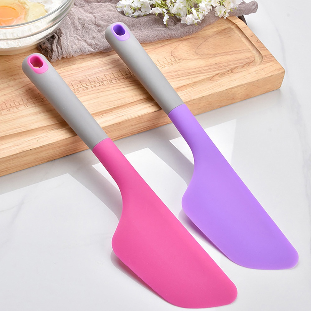 Thìa trộn vét bột bằng silicon 34cm nhiều màu tùy chọn