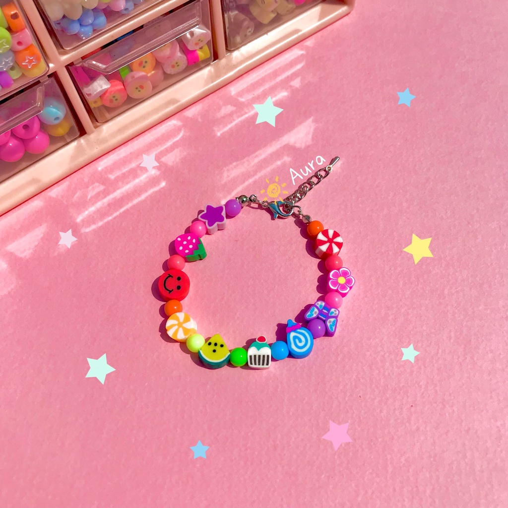 Vòng tay Mix color Handmade bởi Aura