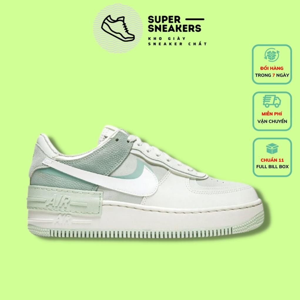 Giày Thể Thao 𝗡𝗶𝗸𝗲 𝗔𝗙𝟭 Xanh Lá, GiàySneaker 𝗡𝗶𝗸𝗲 𝗔𝗙𝟭 Air Force 1 Nam Nữ Màu Xanh Lá Full Box 🍉