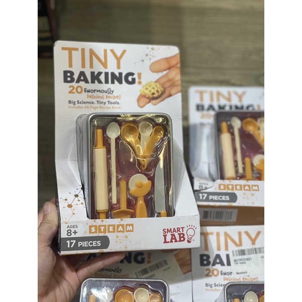 Set làm bánh Mini smartlab us - làm bánh như thật với 20 công thức - nấ u ăn mini - tiny baking