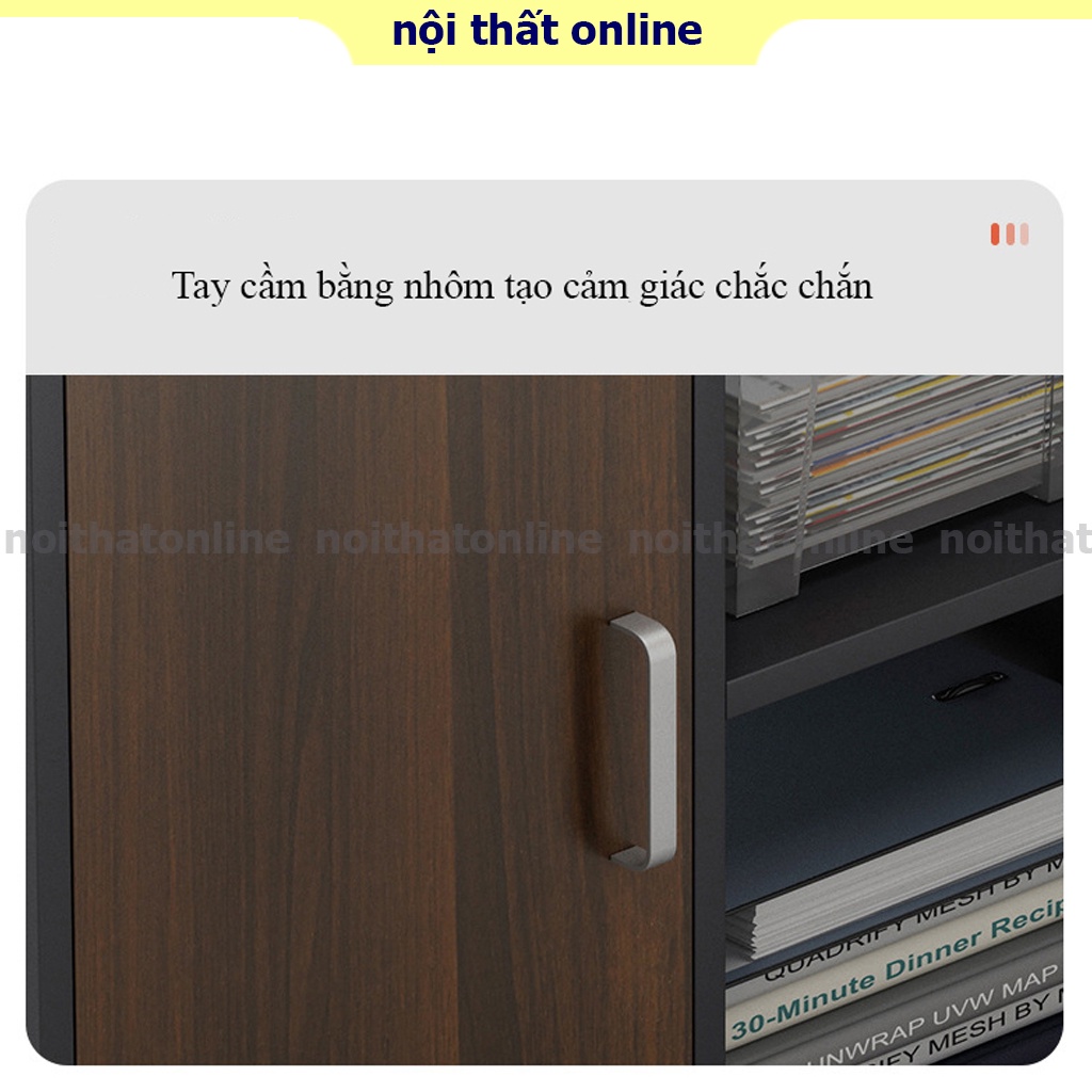 Tủ hồ sơ văn phòng có khóa ngăn tủ lưu trữ dữ liệu thiết kế bánh xe di chuyển tiện ích