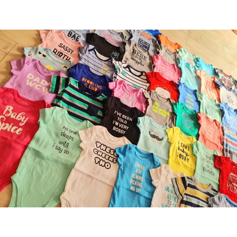 Body chip, bodysuit ngắn tay cho bé Carter’s CAMBODIA. HÀNG LỌAI 1 ĐẸP BAO LỖI