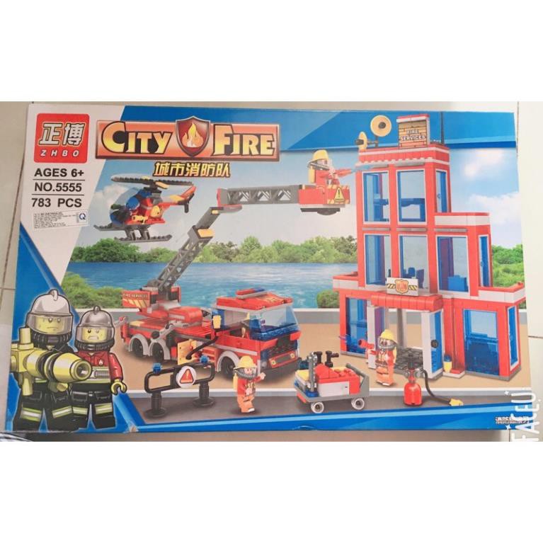 LEGO Toàn Cảnh Xe, Máy Bay và Lính Cứu Hoả. FLASH SALE 99K