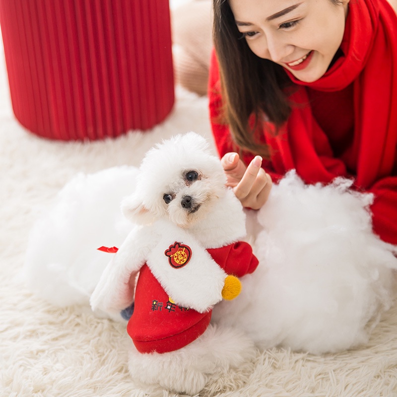 Áo Thời Trang Năm Mới Xinh Xắn Dành Cho Thú Cưng