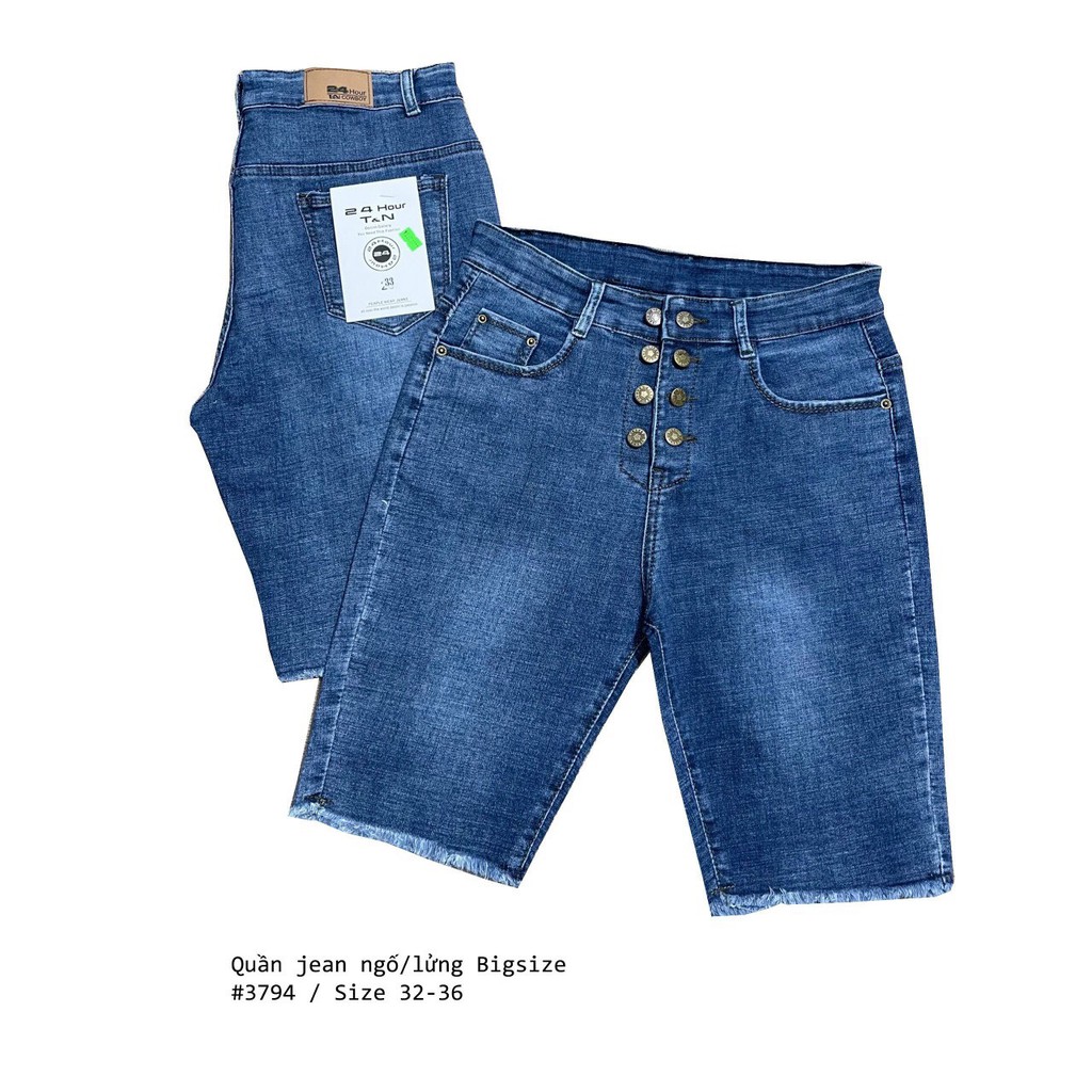 { SIZE 60-90KG } QUẦN JEAN NGỐ 7 TẤC RÁCH SIZE ĐẠI