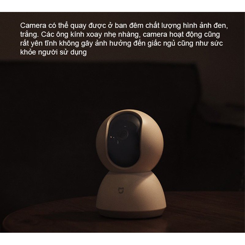 [Mã 267ELSALE hoàn 7% đơn 300K] (BÀN QUỐC TẾ) Camera Xoay toàn cảnh 360 Xiaomi Mijia 1080p | BigBuy360 - bigbuy360.vn