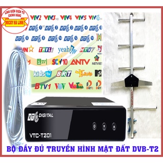 Mua Đầu Thu Truyền Hình KTS DVB-T2 VTC T201  Đầu truyền hình số mặt đất  Xem Kênh truyền hình và radio hoàn toàn miễn phí
