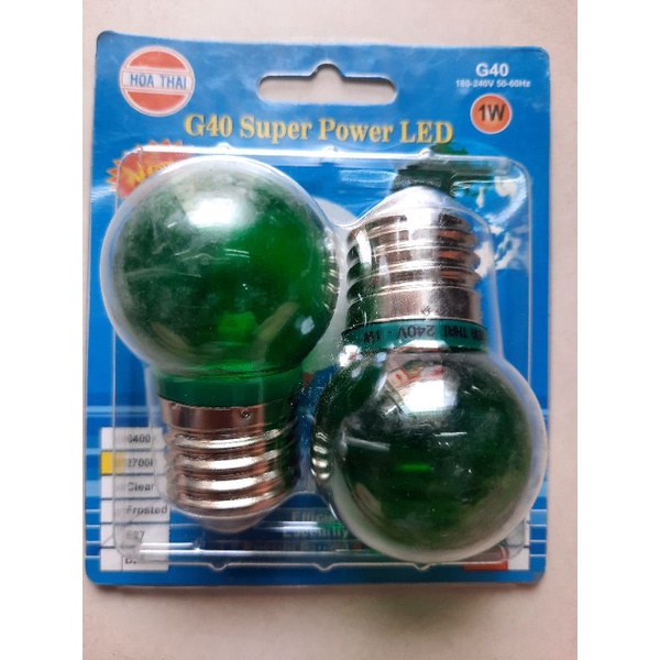 Vĩ 2 bóng led trái chanh Hòa Thái siêu bền