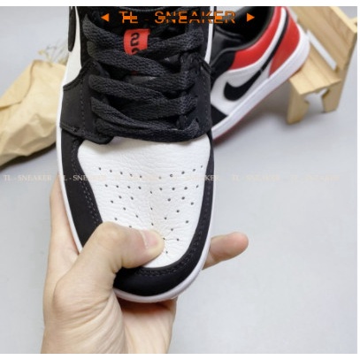 Giày Thể Thao Nam Nữ Jordan JD1 Low Đỏ Đen Cổ Thấp | BigBuy360 - bigbuy360.vn
