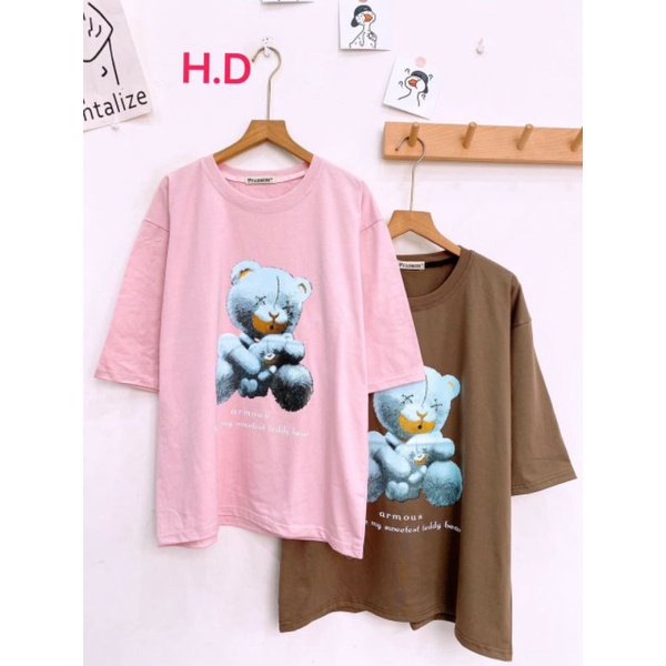 Áo thun Gấu Tuyết BearTay Lỡ Dáng Rộng Việt Unisex chất cotton mịn mềm nhiều màu sắc  Trend phong cách năng động