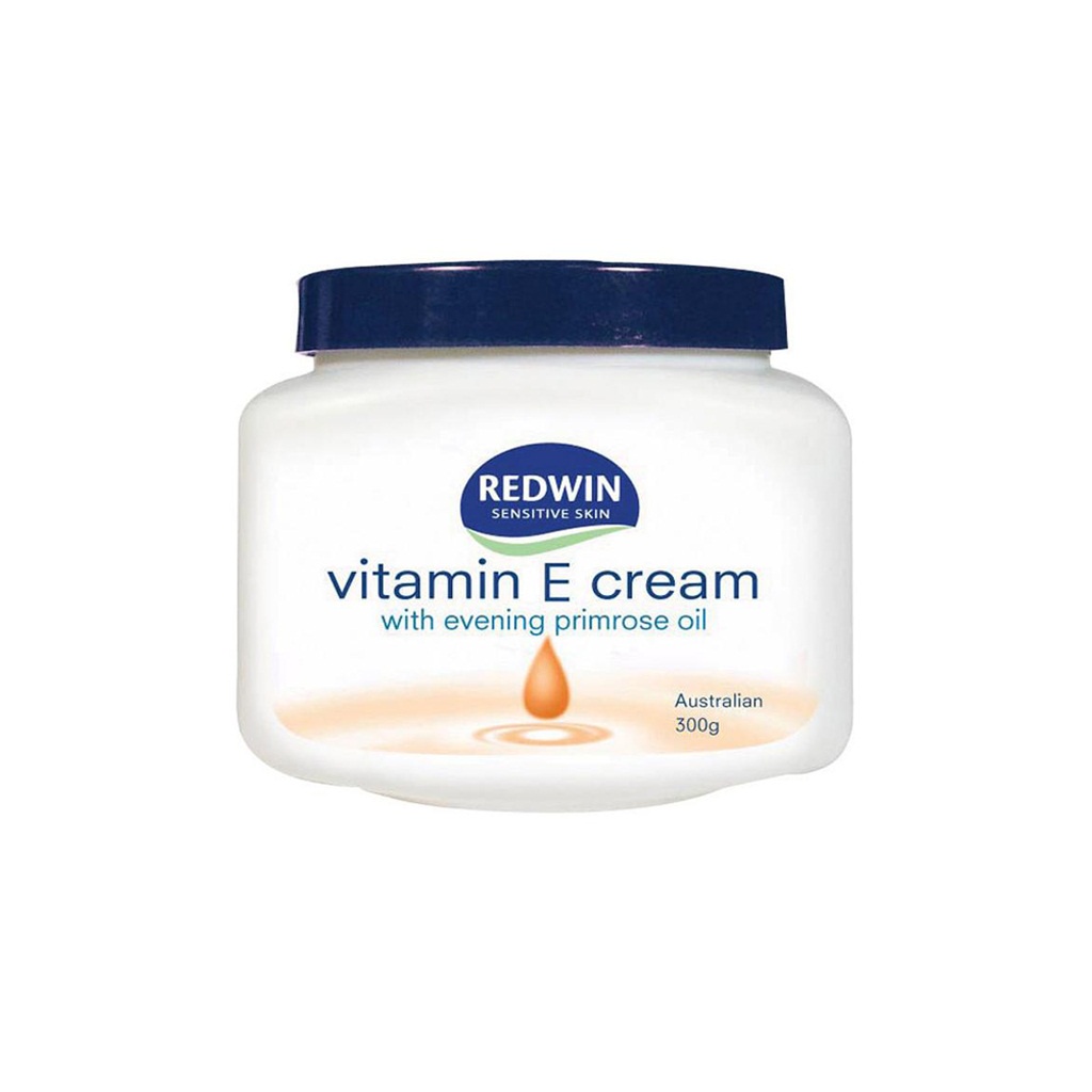 Kem dưỡng ẩm Vitamin E Úc Redwin cream dưỡng cho da mịn màng không bị khô nẻ 300g