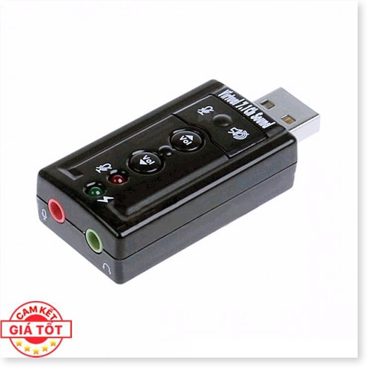 USB Ra Sound 3D 7.1 Âm Thanh Chuẩn