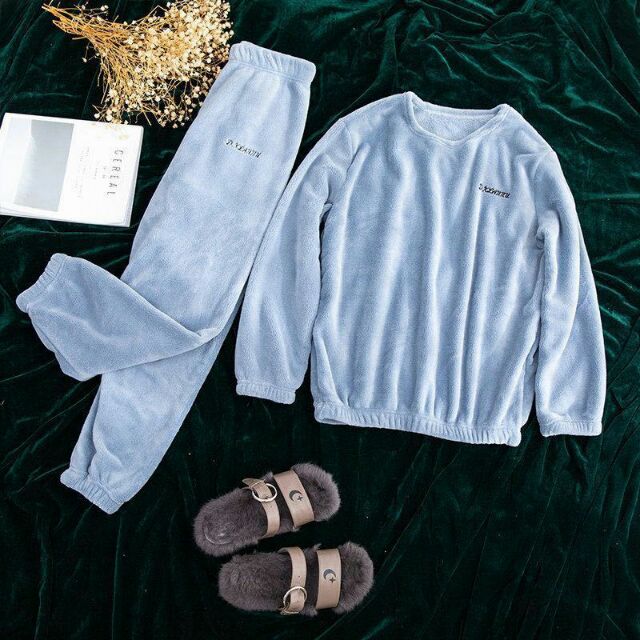 [Mã WARUN27 giảm 12k đơn 99k] [ HÀNG CÓ SẴN ] - ĐỒ BỘ MẶC NHÀ LÔNG Gồm Quần + Áo ( Hàng Quảng  | BigBuy360 - bigbuy360.vn