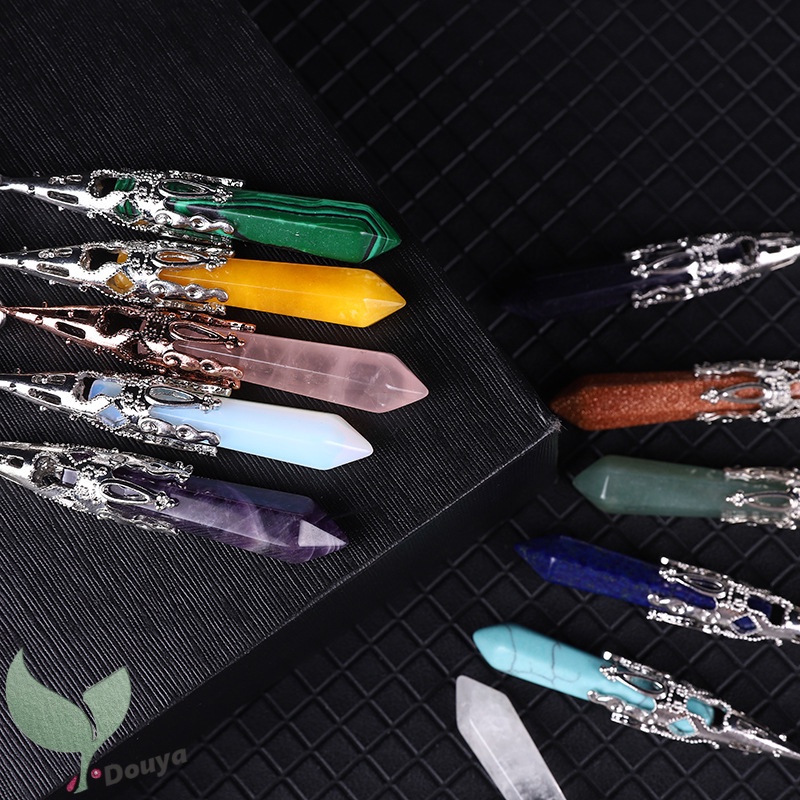 Mặt Dây Chuyền Đá Pha Lê Chakra 6 Mặt