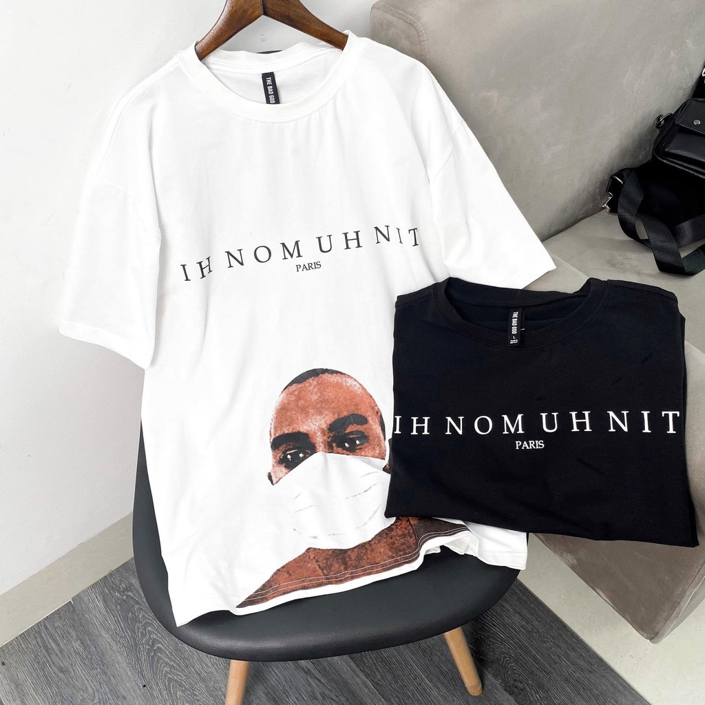 Áo thun cotton Ih Nom Uh Nit bịt mặt , áo phông tay lỡ nam nữ unisex , MSW Town | BigBuy360 - bigbuy360.vn