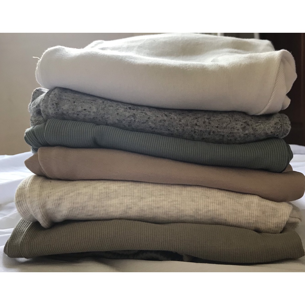 Quần thun jogger nữ ống rộng bo gấu | BigBuy360 - bigbuy360.vn