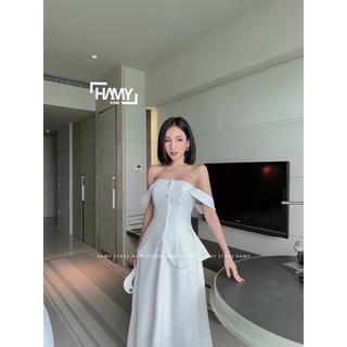 Sét Váy Xoè Áo Cổ Vuông