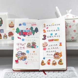 Sticker hoạt hình cuộc sống hàng ngày dễ thương