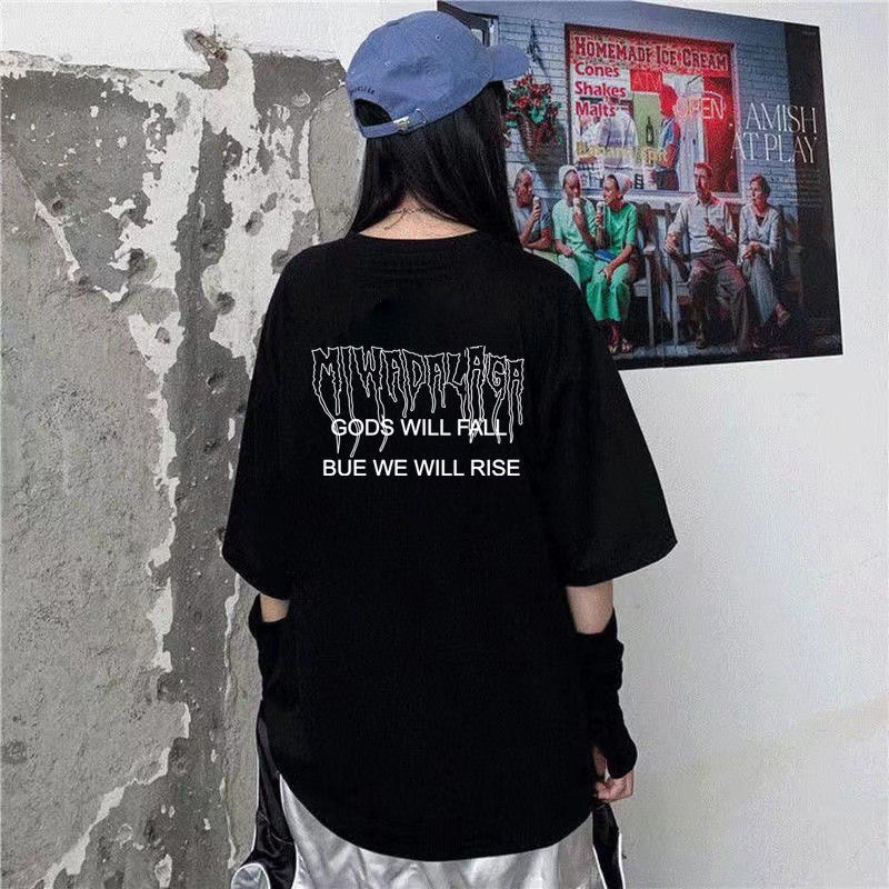 Áo Thun 100% Cotton Tay Ngắn In Họa Tiết Thời Trang Mùa Hè 2022 Cho Nữ