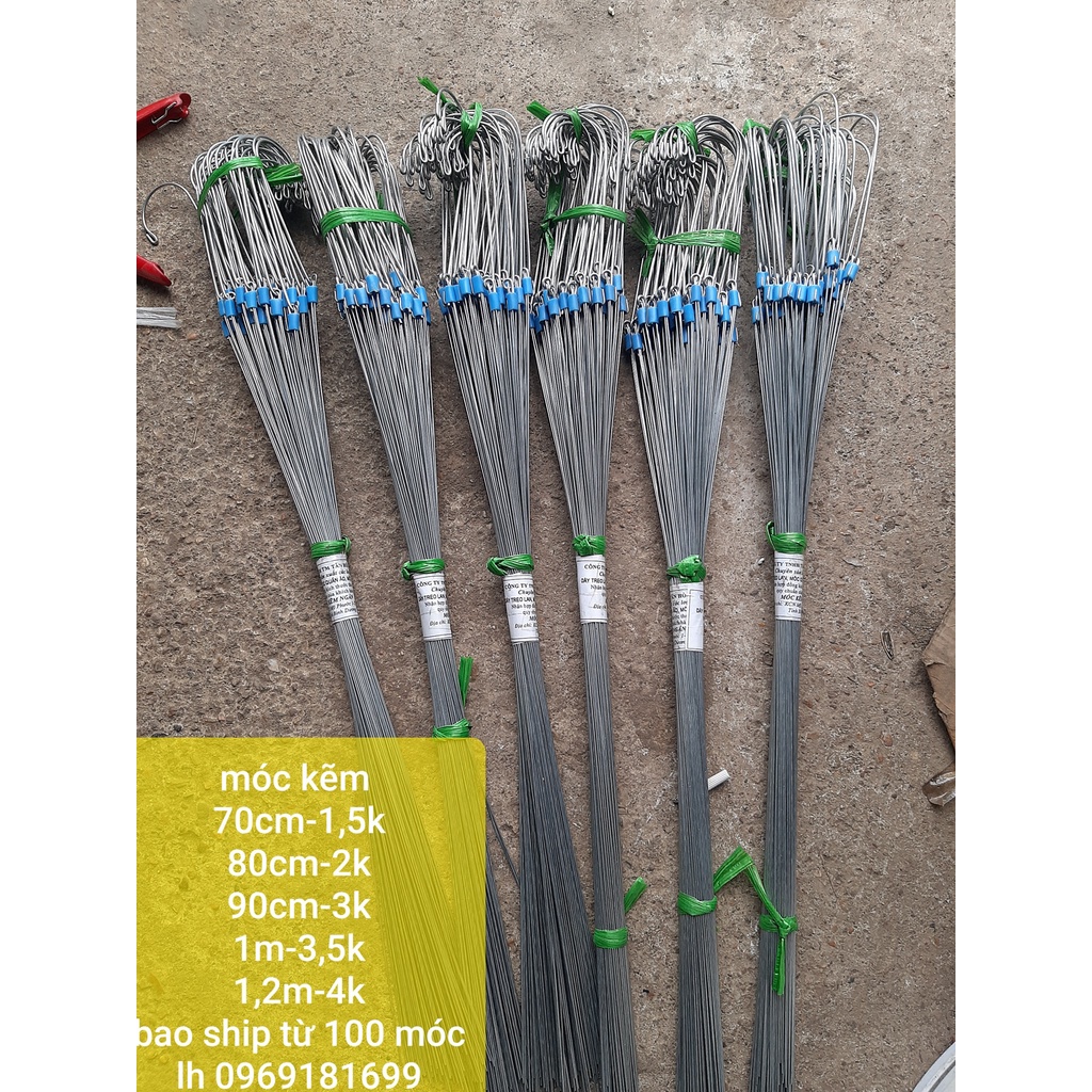 Móc treo chậu lan inoc-kẽm-bọc nhựa dài {70cm,80cm,90cm,1m,1,1m,1,2m