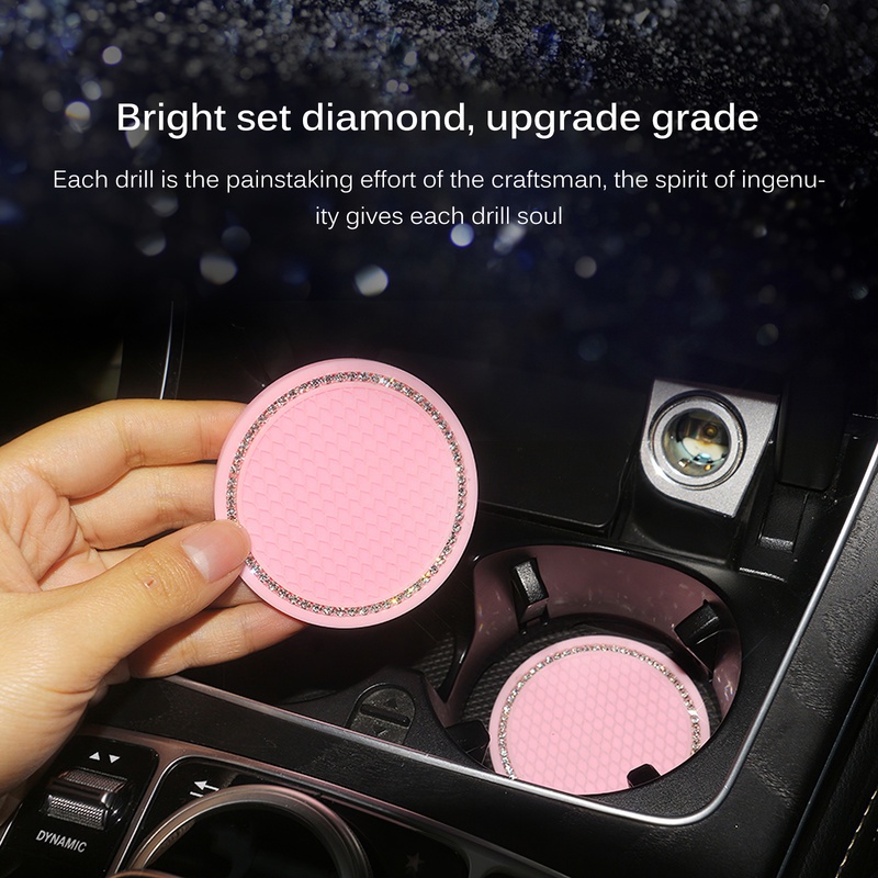 Miếng lót cốc nước hình tròn 7cm bằng nhựa pvc chống trượt cách nhiệt