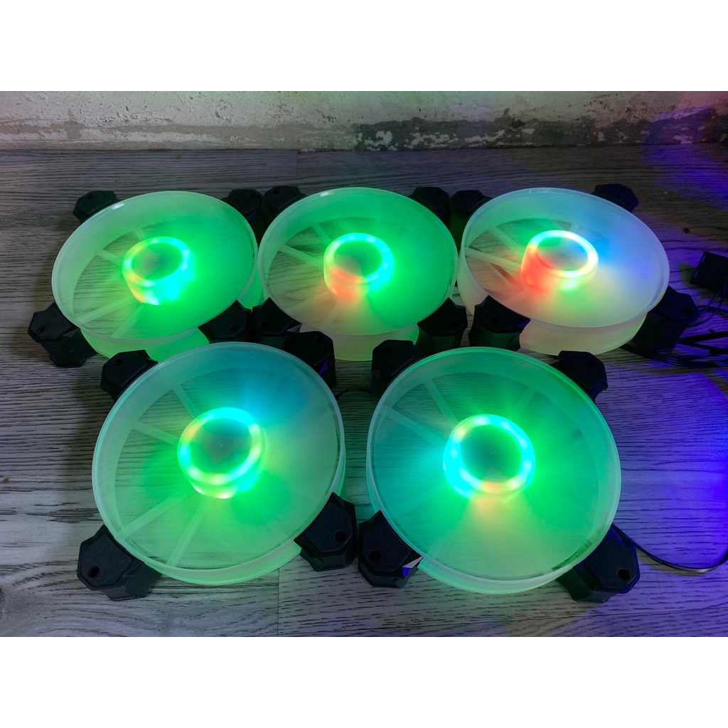 Quạt tản nhiệt Fan Led 12cm Không dùng hub