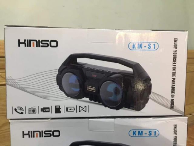 LOA BLUETOOTH KÈM MÍC KIMISO KM-S1( Có Radio FM- AM)