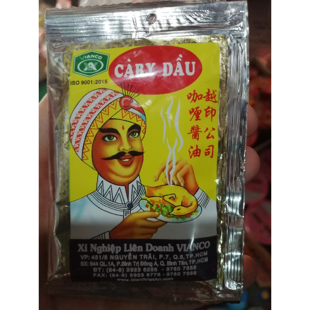 Combo 2 Gói Cari Dầu Việt Ấn 18gr gói Diện Mạo Mới