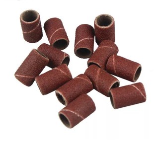 Đầu mài nhám móng , đầu nhám giấy màu nâu