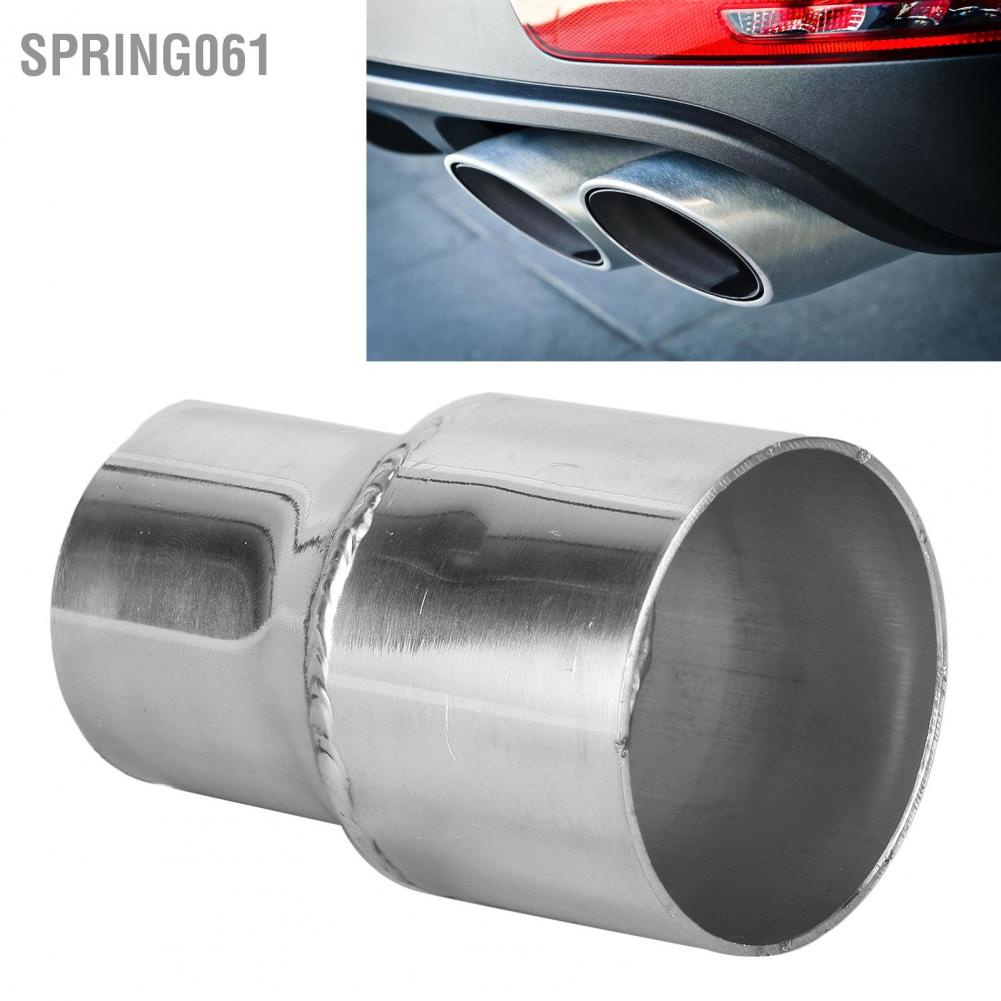 Spring061 Universal Exhaust Tip Adapter Coupling Connector Reducer Pipe Aluminum 2.5in OD to 2in