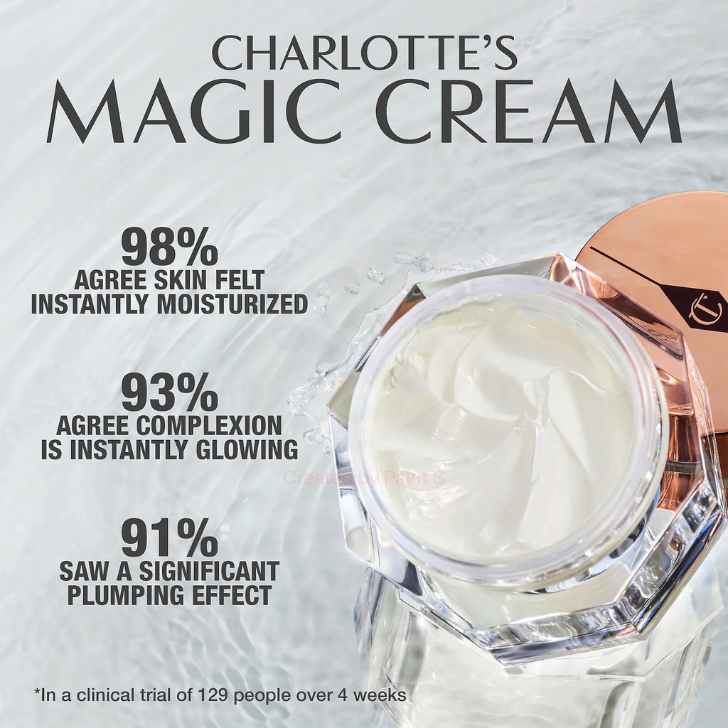 Charlotte Tilbury  Kem Dưỡng Ẩm Magic Cream Moisturizer with Hyaluronic Acid