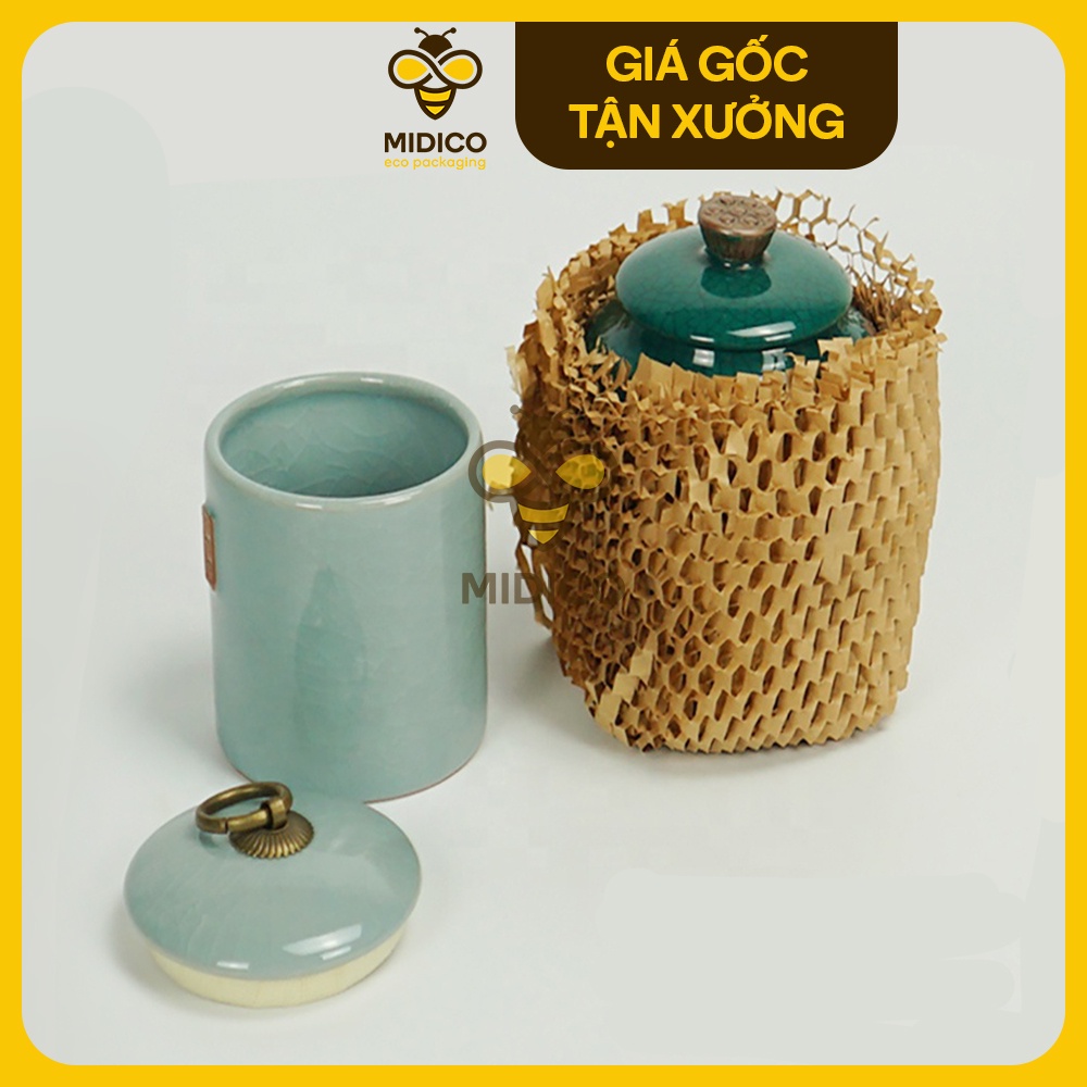 Giấy Tổ Ong Gói hàng Chống Sốc...Khổ 30cm x 50m - THAY THẾ XỐP BÓNG KHÍ
