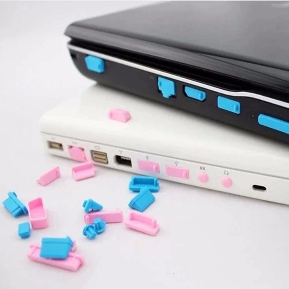 Set 16 nút silicon chống bụi chống thấm nước cho cổng HDMI USB RJ45 cho laptop