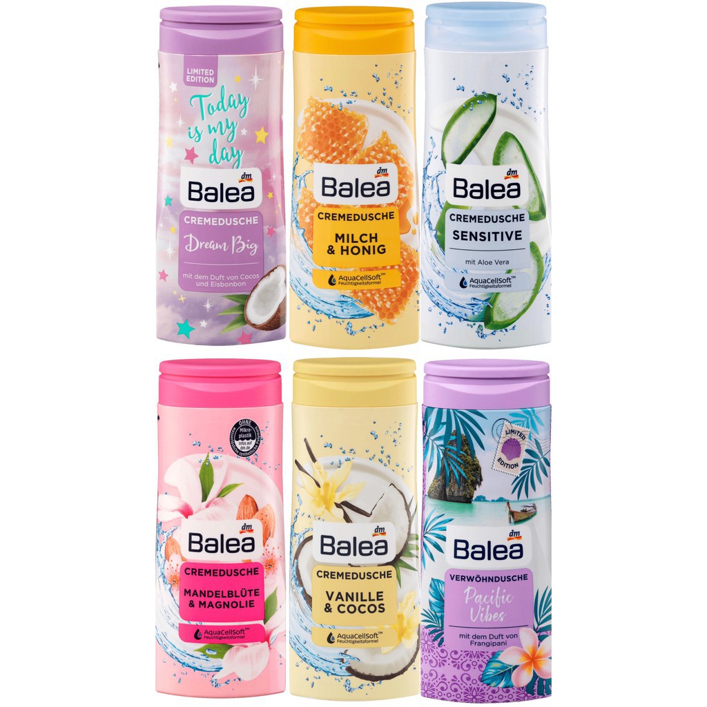 SỮA TẮM BALEA 300ML NHIỀU HƯƠNG