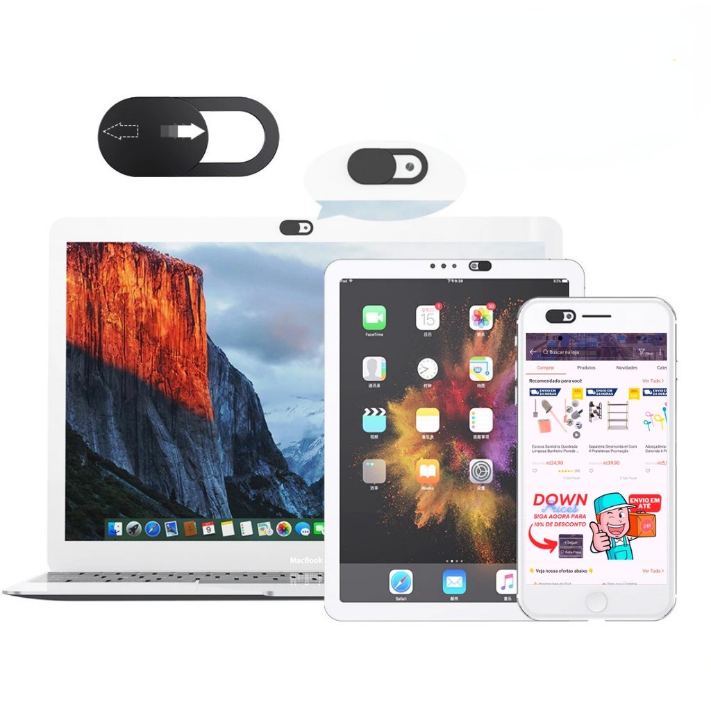 Vỏ Bọc Webcam Chống Nhìn Trộm Cho Laptop Và Điện Thoại
