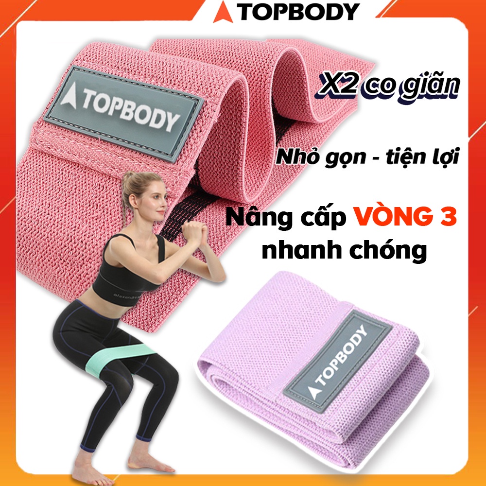 Dây Kháng Lực Tập Gym Topbody Hỗ Trợ Tập Cơ Mông Đùi