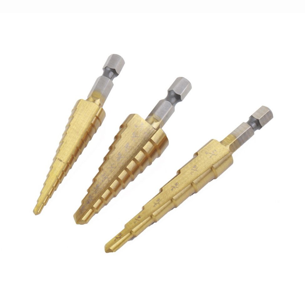 Set 3 mũi khoan bước 1 / 4 &quot; Hex Shank chất lượng cao