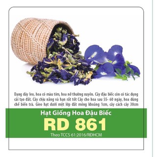 Hạt Giống Hoa Đậu Biếc Rạng Đông Rado 861