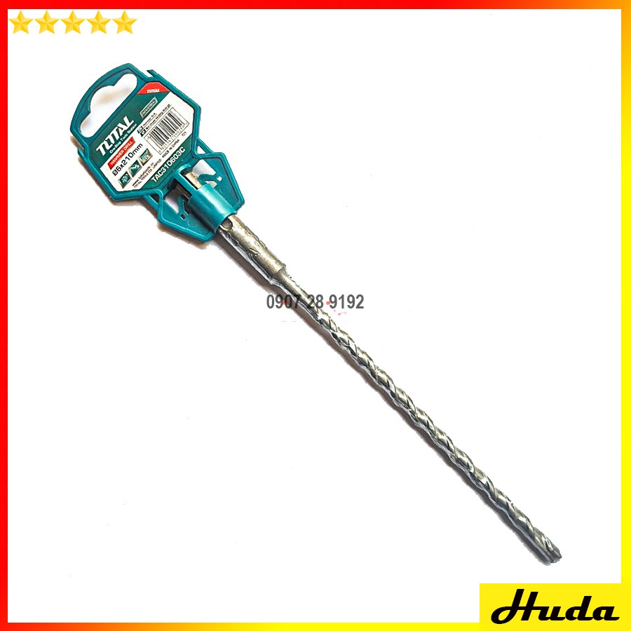 6X210MM MŨI KHOAN BÊ TÔNG BỐN CẠNH (+) Total TAC310603C uio