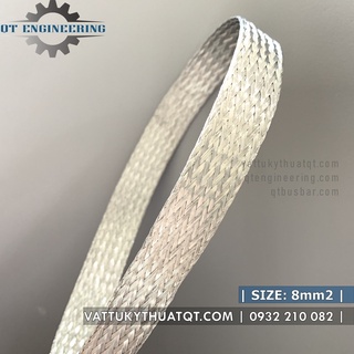 Dây đồng bện mạ thiếc 8mm2 - bán lẻ đoạn 1m, 5m
