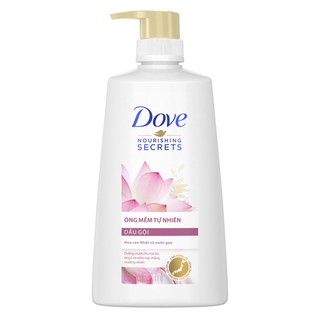 Dầu gội Dove Óng mềm tự nhiên 650g