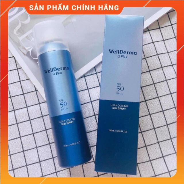 ❤️ Xịt chống nắng Wellderma mát lạnh Hàn Quốc