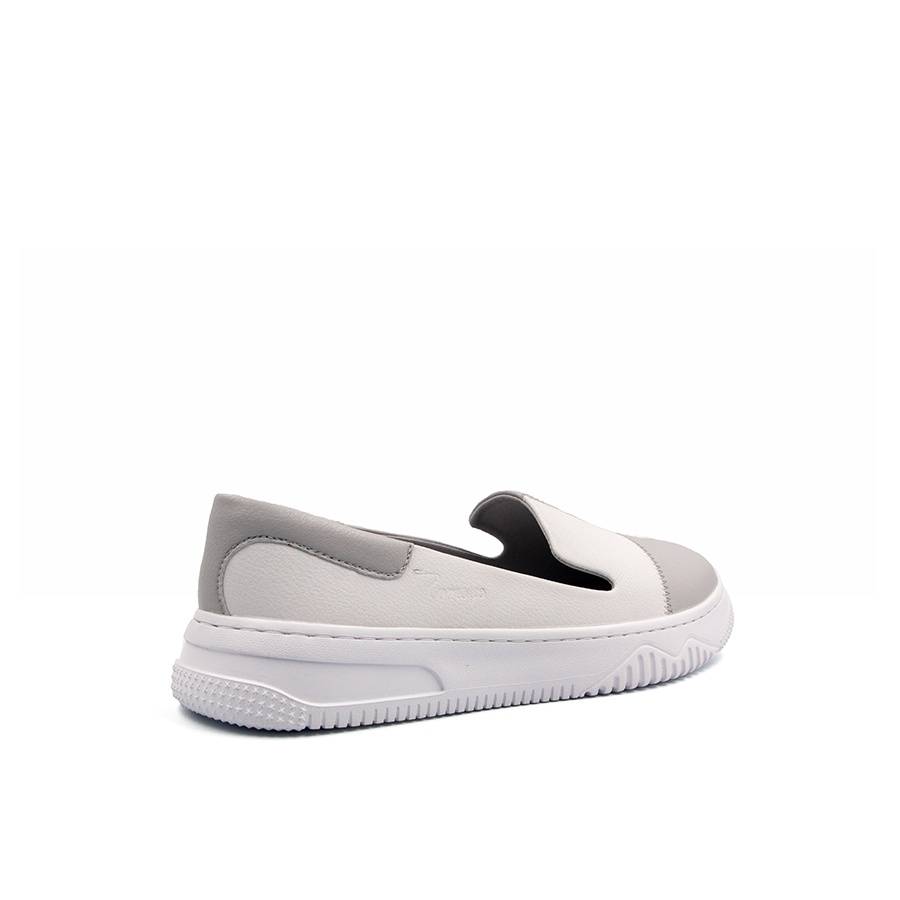 Giày Sneaker Nữ Tomoyo Da Microfiber Hoạ Tiết Sọc Caro &quot;SIÊU CÁ TÍNH&quot; TMW31200