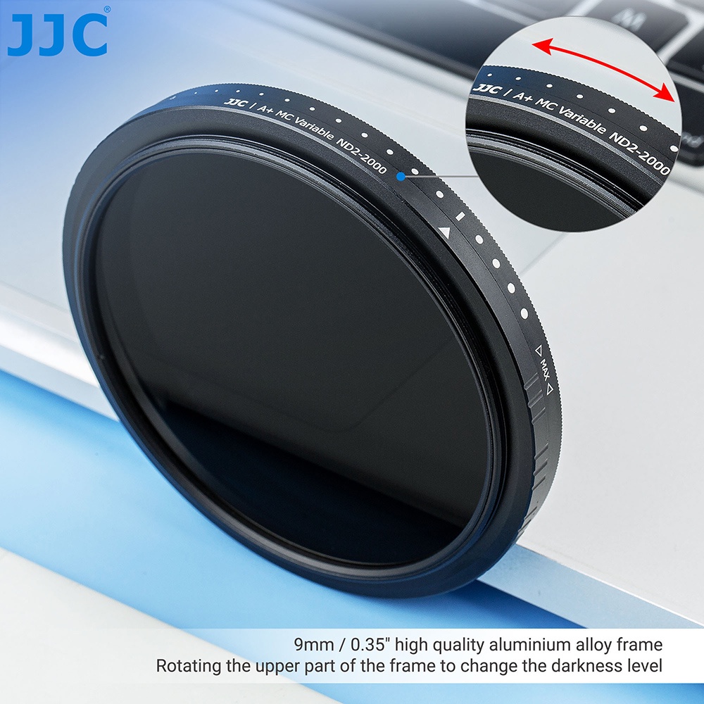 JJC ND2-ND2000 Kính lọc ND Filter ống kính máy ảnh mật độ trung tính 11 điểm cho cảnh quay thác nước sóng động