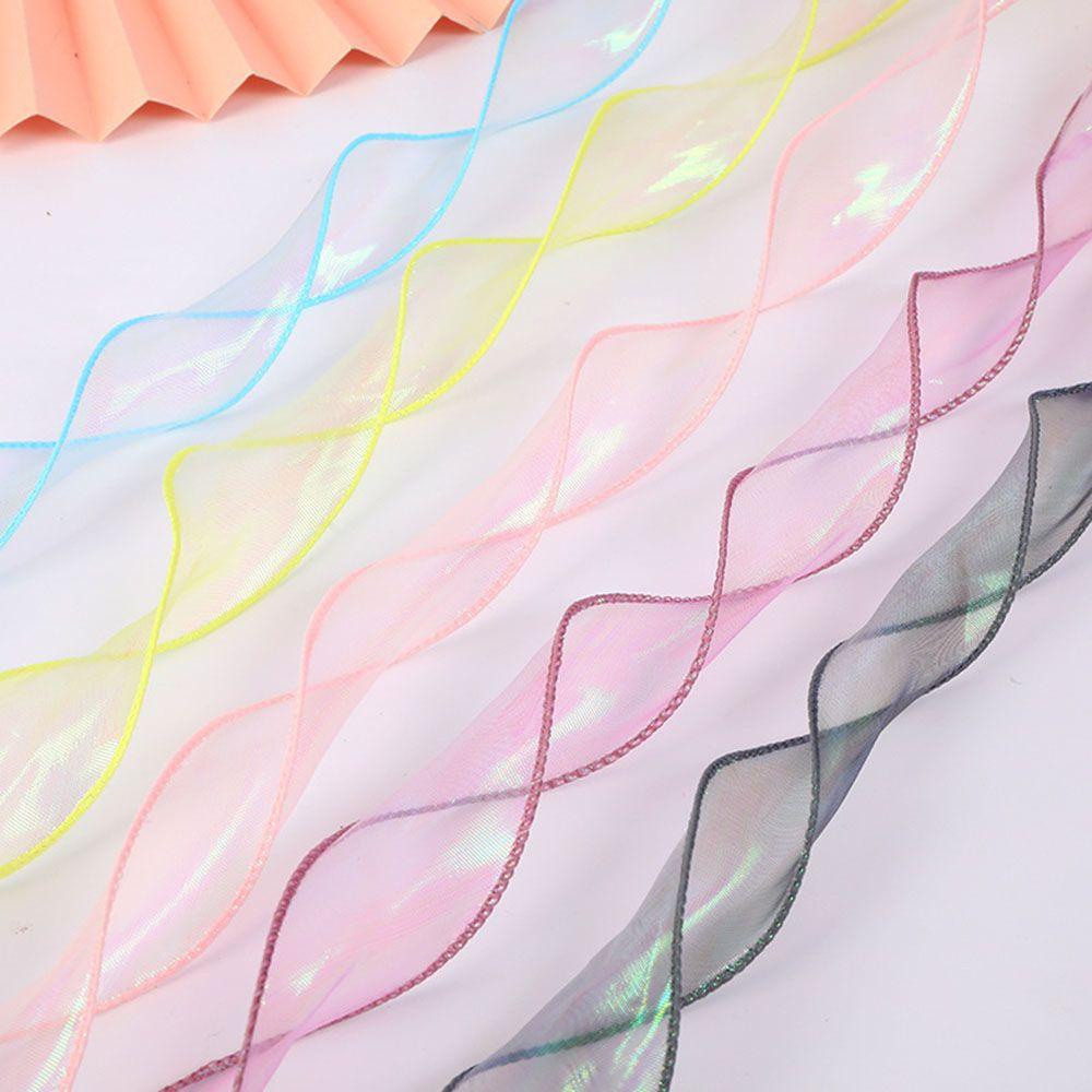 1 Cuộn Dây Ruy Băng Màu Gradient Dùng Gói Quà