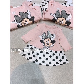 váy nỉ mickey bé gái