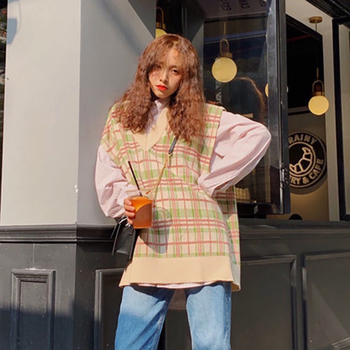 Áo Gile Nữ  FreeSize, Gile Len Nữ ELISA Họa Tiết Dễ Thương Phong Cách Thời Trang Trẻ Trung | BigBuy360 - bigbuy360.vn