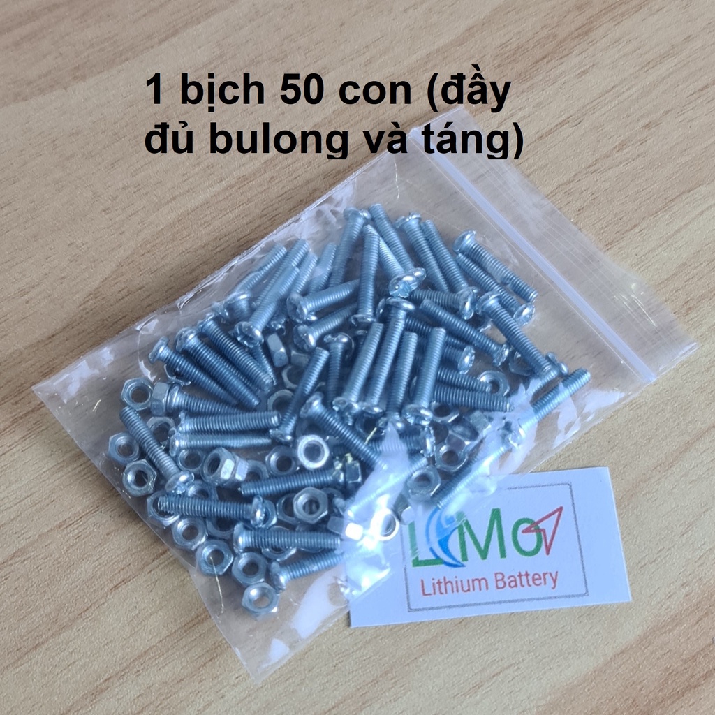 Ốc vít bắt sò D718, B688..  Đầy đủ bulong và táng. Ốc bắt sò ren 3 li dài 1.5cm, vít m3  - LIMO
