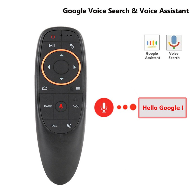 GOOGLE Chuột Bay Điều Khiển Bằng Giọng Nói G10 2.4ghz Cho Android Tv Box